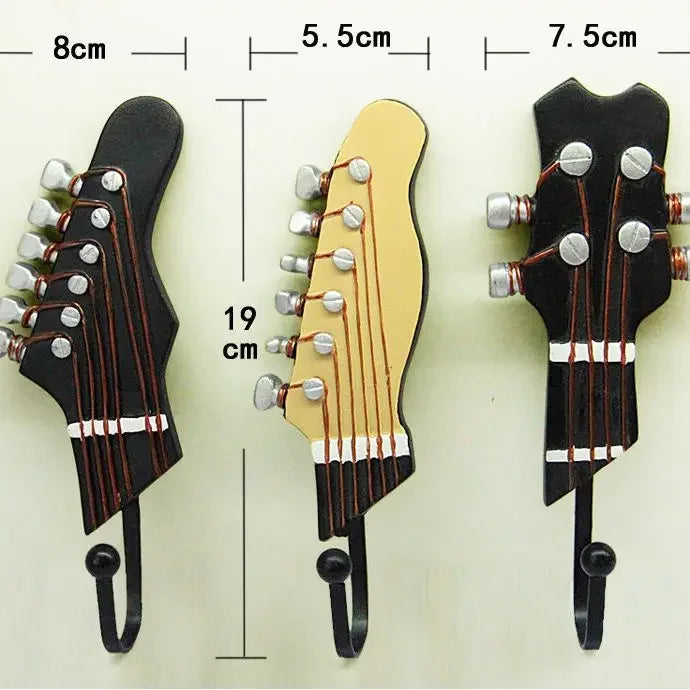GuitarPick Hooks: Vintage-Style Wall Decor